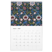 Calendrier par William Morris (Mar 2027)