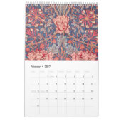 Calendrier par William Morris (Feb 2027)