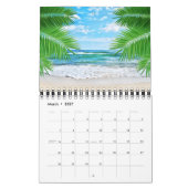 Calendrier Paradis des Tropiques de Petite Taille (Mar 2027)