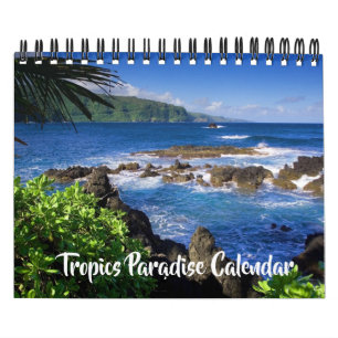 Calendrier Paradis des Tropiques de Petite Taille