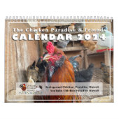 Calendrier Paradis du poulet Hawaï 2024 (Protection)