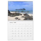 Calendrier Paradis tropical (Jan 2027)