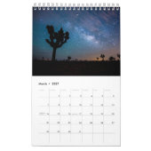 Calendrier Parc national de Joshua Tree 2027 Mur vertical (Mar 2027)