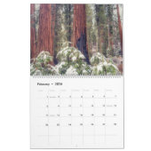 Calendrier Parc national de Sequoia Paysages forestiers (Feb 2026)