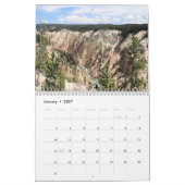 Calendrier Parc national de Yellowstone (Jan 2027)