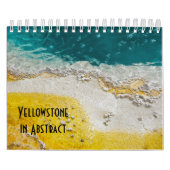 Calendrier Parc national de Yellowstone en Abstrait (Protection)
