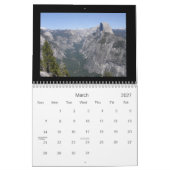 Calendrier Parc national de Yosemite (Mar 2027)