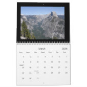 Calendrier Parc national de Yosemite (Mar 2026)