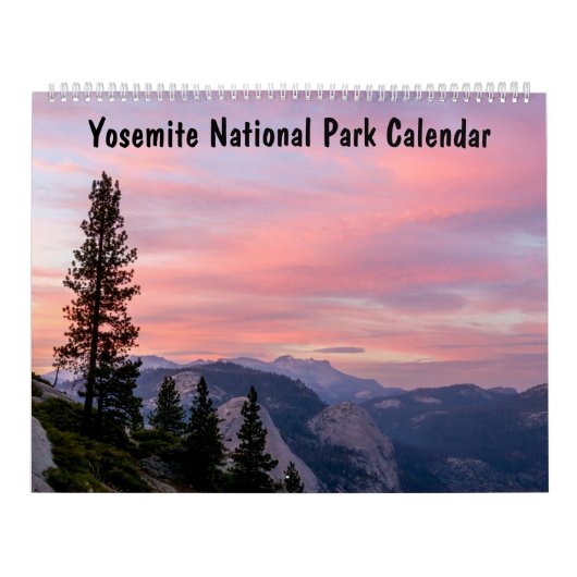 Calendrier Parc national de Yosemite Pittoresque vues (Protection)