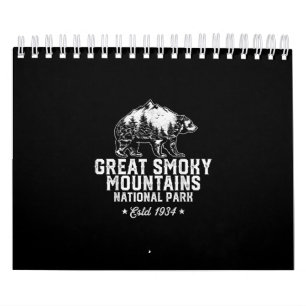 Calendrier Parc national des Great Smoky Mountains Ours Vinta