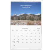 Calendrier Parc national des Rocheuses (Feb 2027)