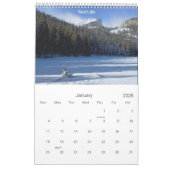 Calendrier Parc national des Rocheuses (Jan 2026)