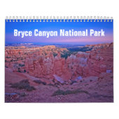 Calendrier Parc national du Canyon de Bryce (Protection)