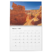 Calendrier Parc national du Canyon de Bryce (Feb 2027)