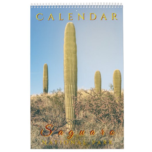 Calendrier Parc national du Saguaro Paysages floraux (Protection)