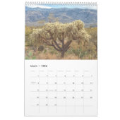 Calendrier Parc national du Saguaro Paysages floraux (Mar 2026)