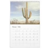 Calendrier Parc national du Saguaro Paysages floraux (Feb 2026)
