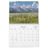 Calendrier Parc national grand de Teton (Feb 2027)