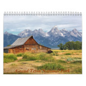Calendrier Parc national grand de Teton (Protection)