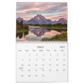 Calendrier Parc national grand de Teton (Mar 2027)