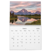 Calendrier Parc national grand de Teton (Mar 2026)
