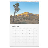 Calendrier Parc national Joshua Trees Paysages Paysages (Mar 2026)
