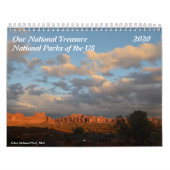 Calendrier Parcs nationaux des Etats-Unis (Protection)