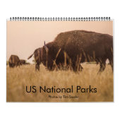 Calendrier Parcs nationaux des USA (Protection)