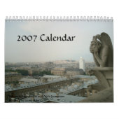 Calendrier Paris 2007 (Protection)