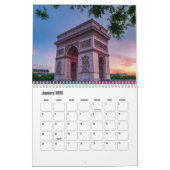 Calendrier Paris-France Calendar (Jan 2026)