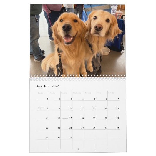 Calendrier ParkerPup 2026 (Mar 2026)