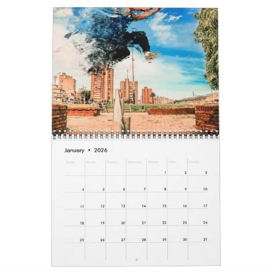 Calendrier Parkour (Jan 2026)