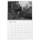 Calendrier Parkour B&W (Feb 2027)