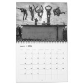 Calendrier Parkour B&W (Mar 2026)