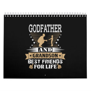 Calendrier Parrain Et Grand-Fils Meilleurs Amis De La Vie