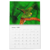 Calendrier Parrots mignons (Jan 2027)