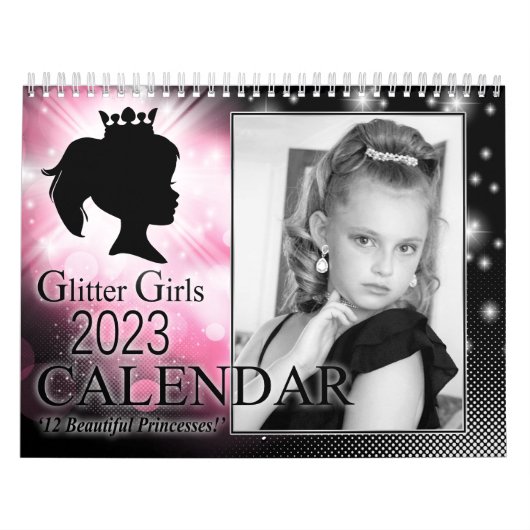 Calendrier parties scintillant Girls 2023 (Protection)