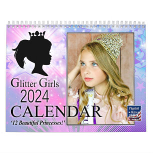 Calendrier parties scintillant Girls 2024