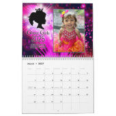 Calendrier Parties scintillant Girls 2025 (Mar 2027)