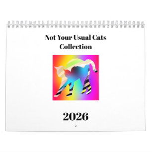 Calendrier Pas votre collection habituelle de chats calendrie