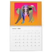 Calendrier Pas votre collection habituelle de chats calendrie (Jan 2026)