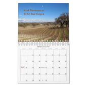Calendrier Paso Robles, scènes 2019 de pays de vin de (Mar 2027)
