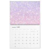 Calendrier Pastel Pink Blue Glitt     (Jan 2027)