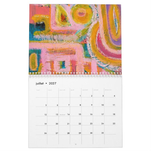 Calendrier Pat Blanche Art 2025 (Jul 2027)