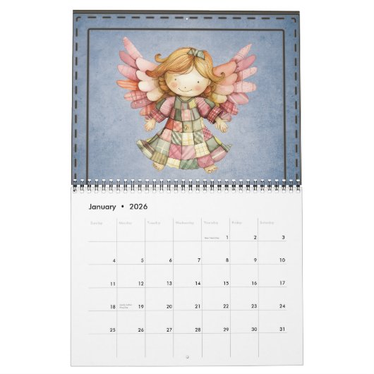 Calendrier Patchwork Angel Fairy (Jan 2026)