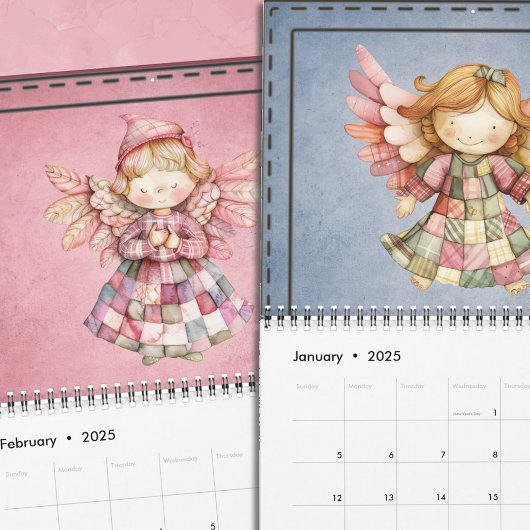 Calendrier Patchwork Angel Fairy