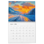 Calendrier Paths of Serenity – 2026 Scenic Road Calendar (Mar 2026)