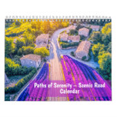 Calendrier Paths of Serenity – 2026 Scenic Road Calendar (Protection)