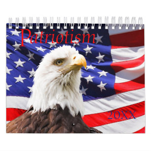 Calendrier patriotique américain Texte de l'anné