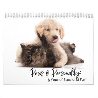 Calendrier Pattes et Personnalité : Une année de caractère et
